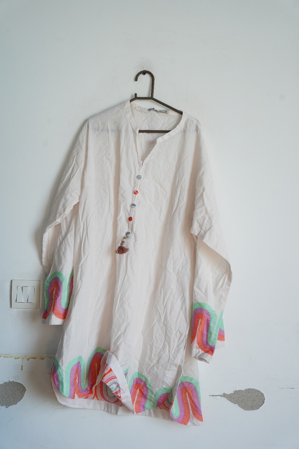 Ladies Kurti M White