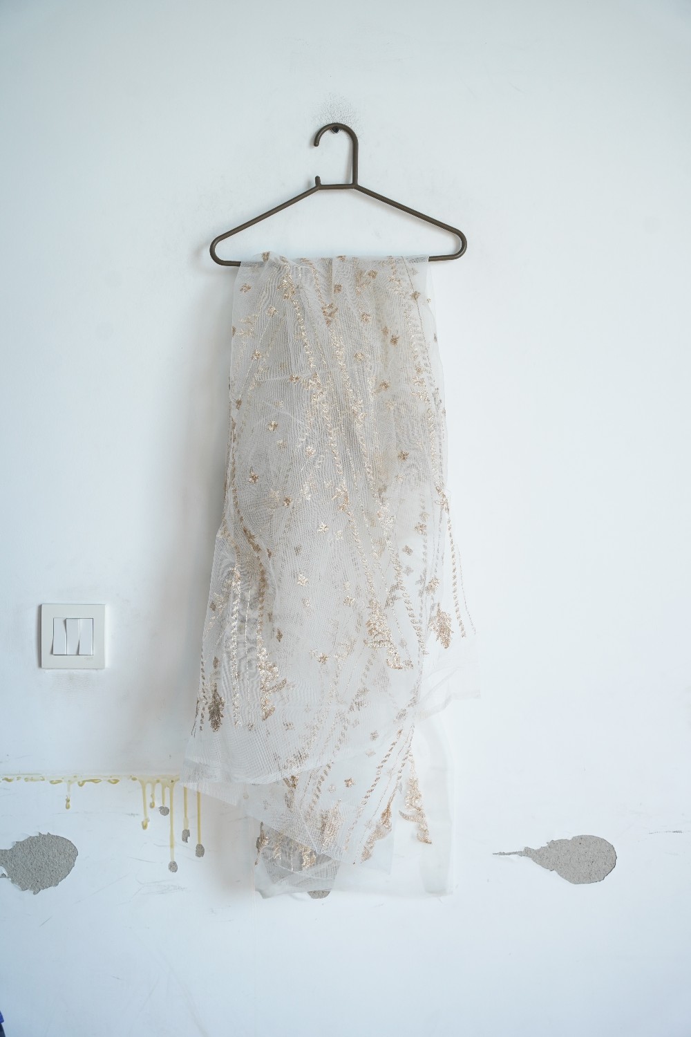 Ladies Dupatta S White