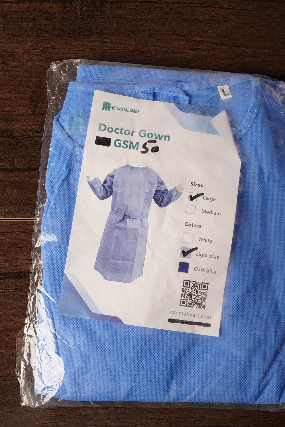 Doctor Gone Man L Light Blue